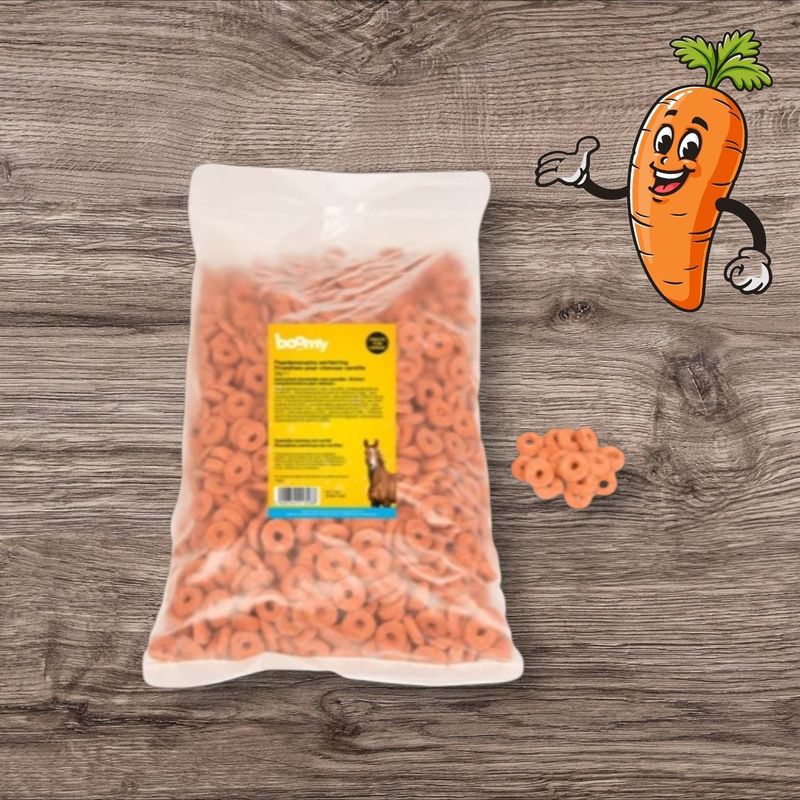 Boomy - paardensnacks wortelring 5kg