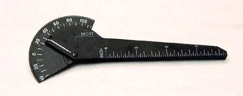 Digit Plastic Goniometer 180o Digit Plastic Goniometer 180o