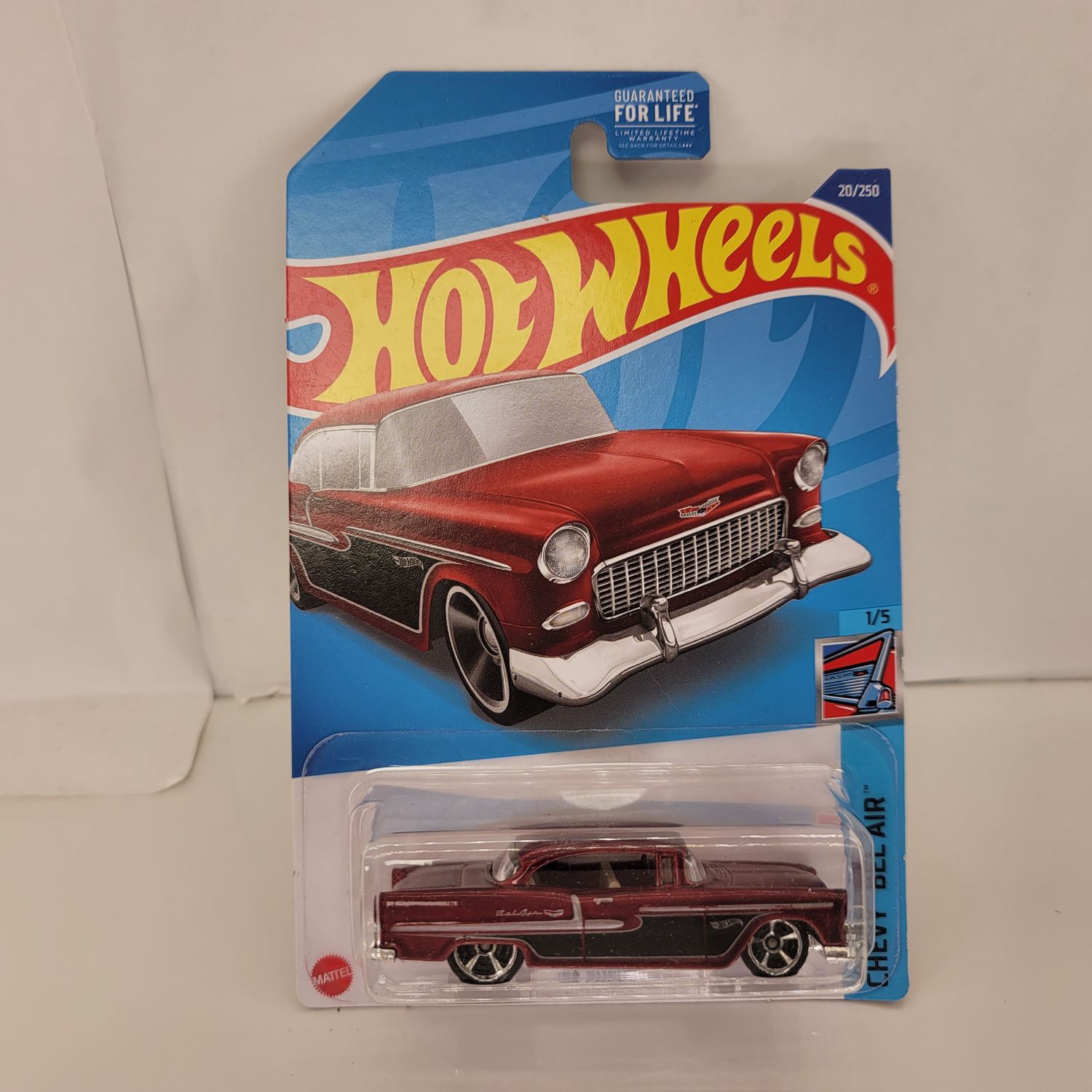 1955 CHEVROLET BEL AIR RED