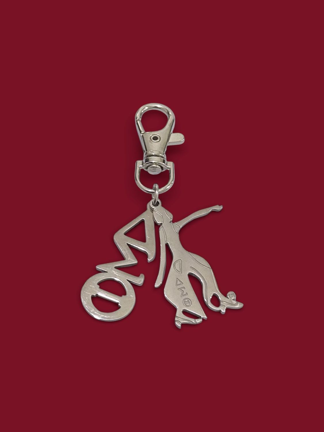 ΔΣΘ Lady of Fortitude Keychain