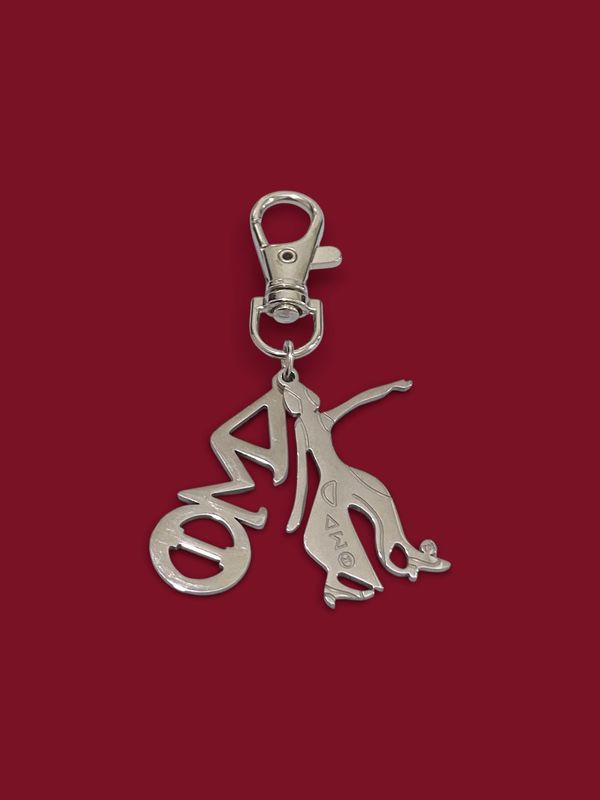 ΔΣΘ Lady of Fortitude Keychain