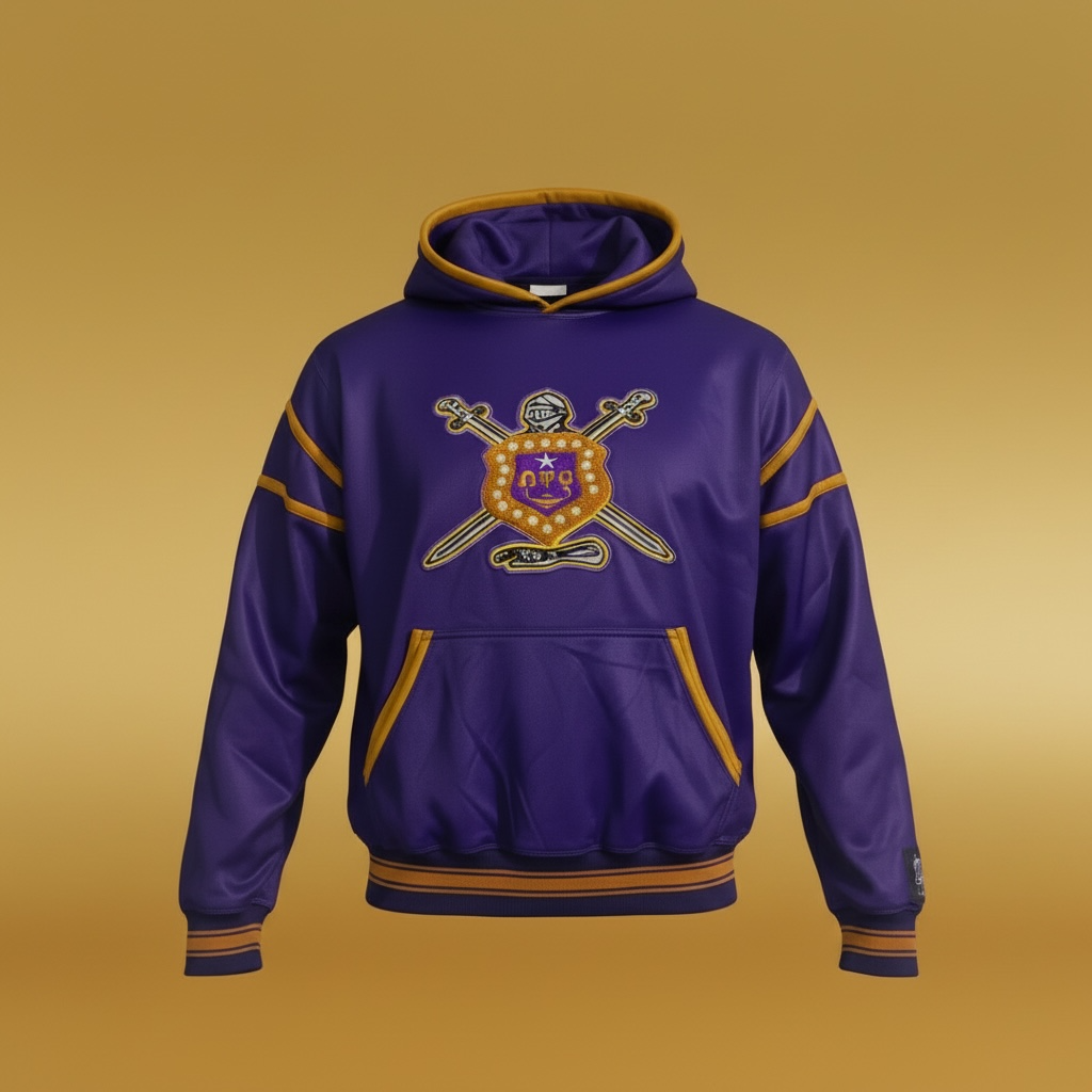 Omega Psi Phi Old School Shield Hoodie