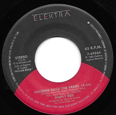 SIMPLY RED - Holding Back the Years / I Won&#39;t Feel Bad