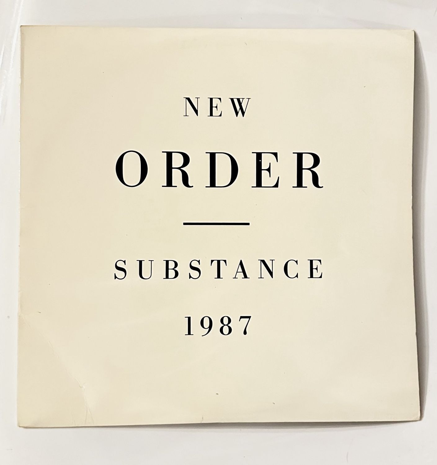 NEW ORDER -Substance 1987