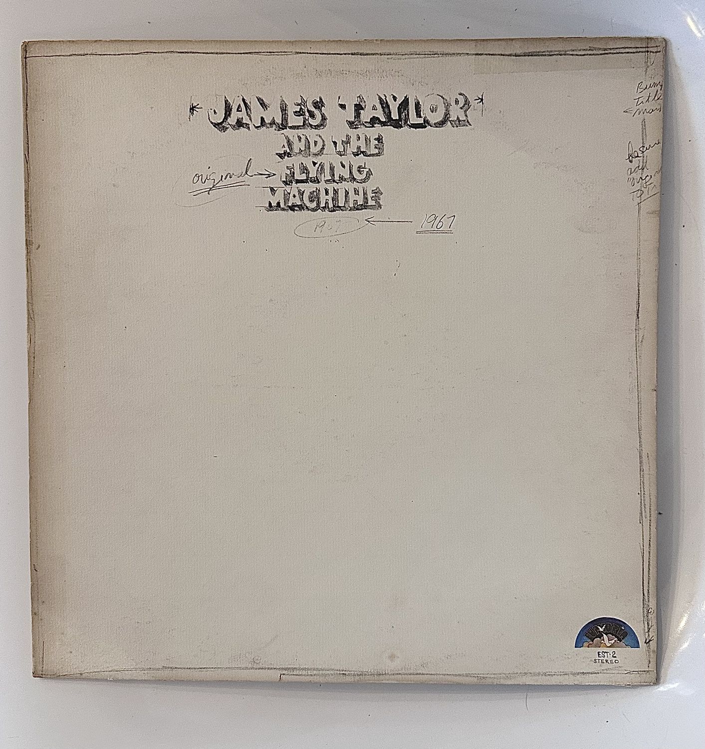 JAMES TAYLOR and The ORIGINAL FLYING MACHINE - 1967