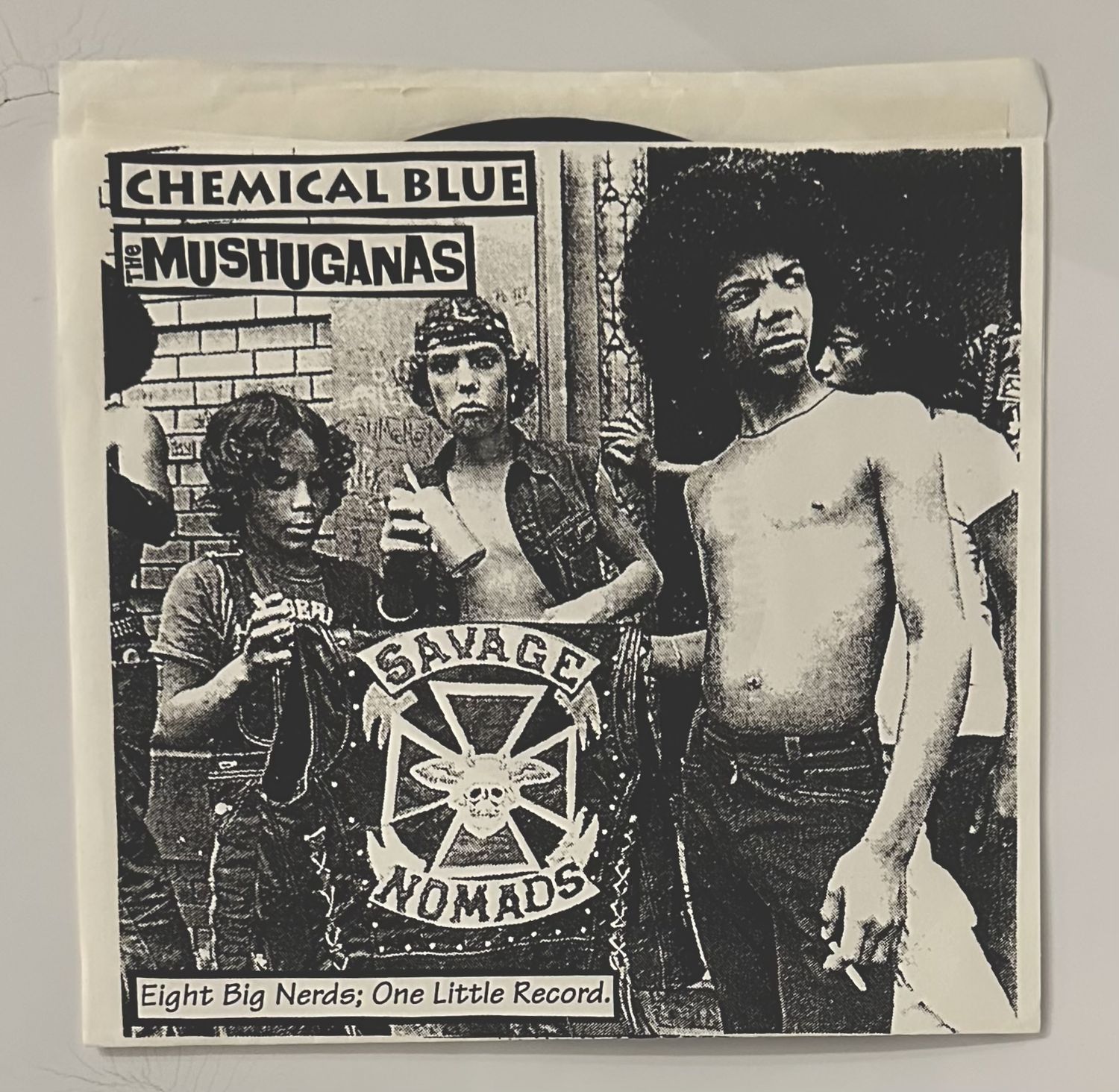 CHEMICAL BLUE * The MUSHUGANAS - Eight Nerds; One Little Record