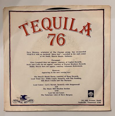 The CHAMPS - Tequila &#39;76