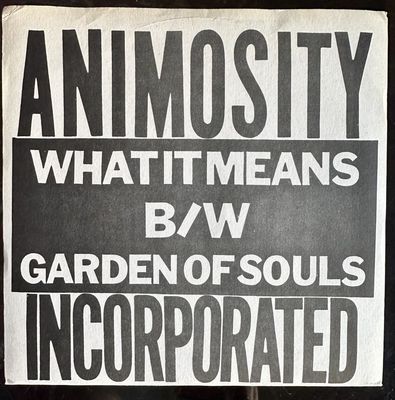 ANIMOSITY INCORPORATED - What It Means / Garden Of Souls