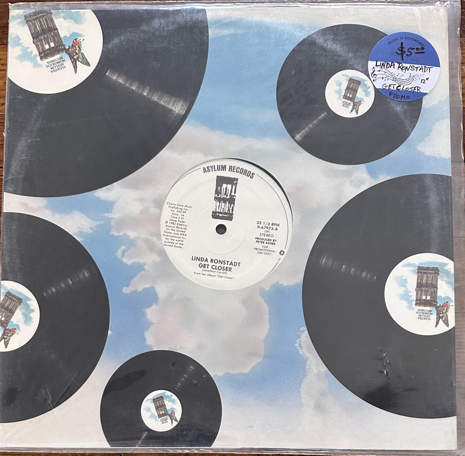 LINDA RONSTADT - Get Closer 12&quot;