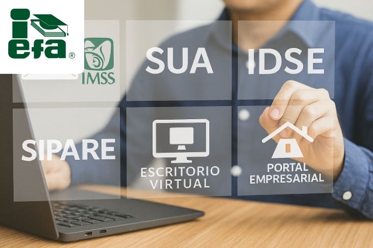Herramientas digitales: Buzón IMSS, SUA, IDSE, SIPARE, Escritorio virtual, Portal Empresarial