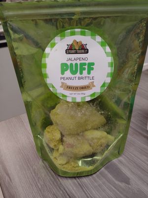 PUFF JALAPENO PUFF PEANUT BRITTLE FREEZE DRIED