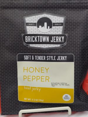 JERKY .COM BRICKTOWN JERKY HONEY PEPPER
