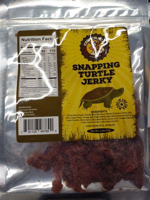 COW CRACK SNAPPING TURTLE JERKY