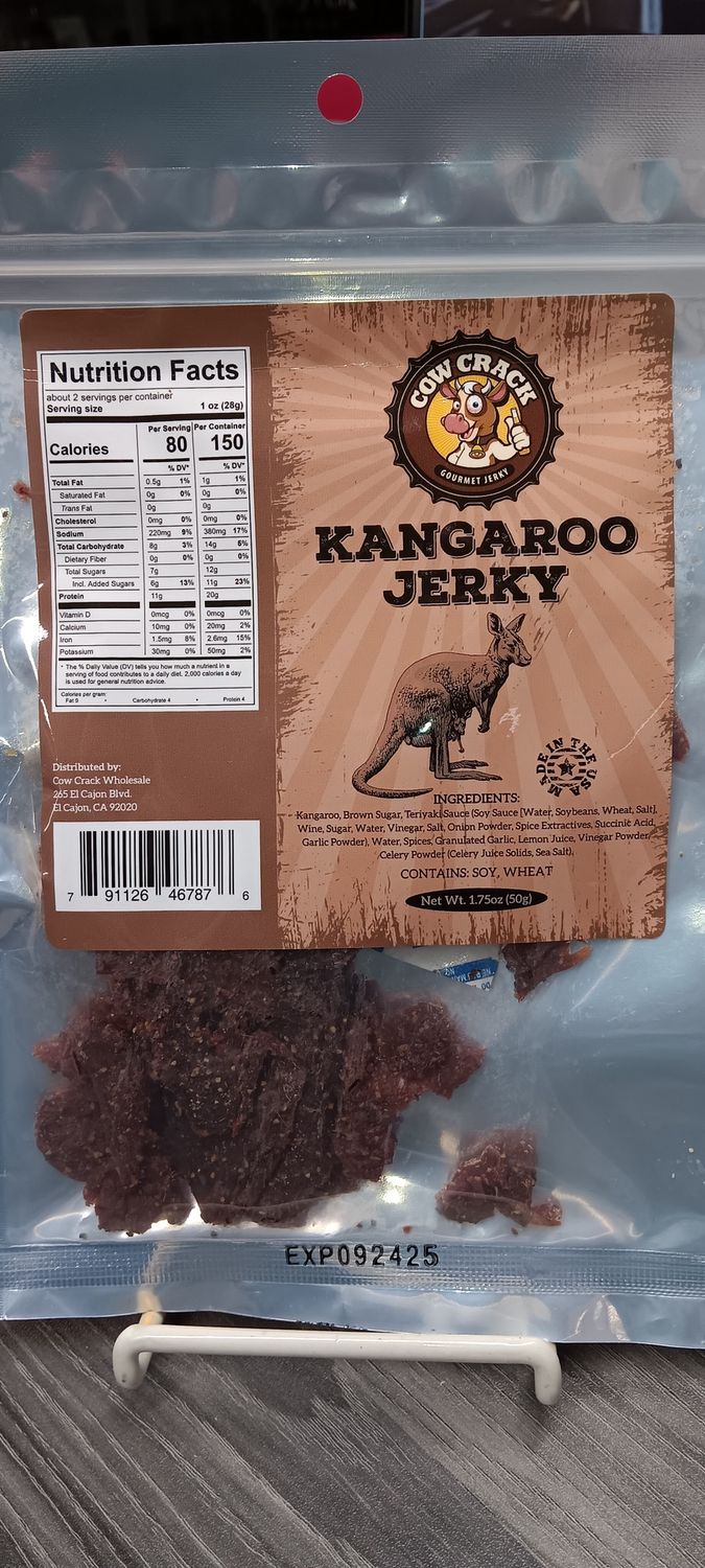 COW CRACK KANGAROO JERKY