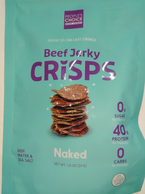 PEOPLE CHOICE BEEF JERKY CRISPS