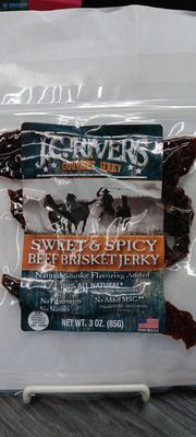 J.C. RIVERS SWEET &amp; SPICY BEEF BRISKET JERKY