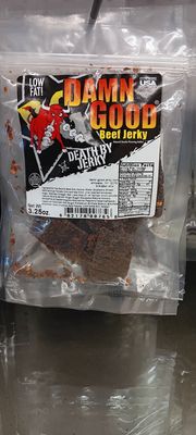 DAMN GOOD BEEF JERKY  DEATH BY JERKY