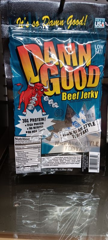 DAMN GOOD BEEF JERKY HAWAIIAN