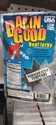 DAMN GOOD BEEF JERKY HAWAIIAN STYLE TERIYAKI