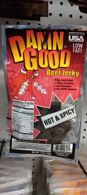 DAMN GOOD BEEF JERKY HOT &amp; SPICY