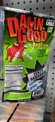 DAMN GOOD BEEF JERKY ZESTY HABANERO