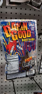 DAMN GOOD BEEF JERKY HOT GARLIC