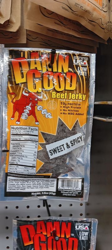 DAMN GOOD BEEF JERKY SWEET &amp; SPICY