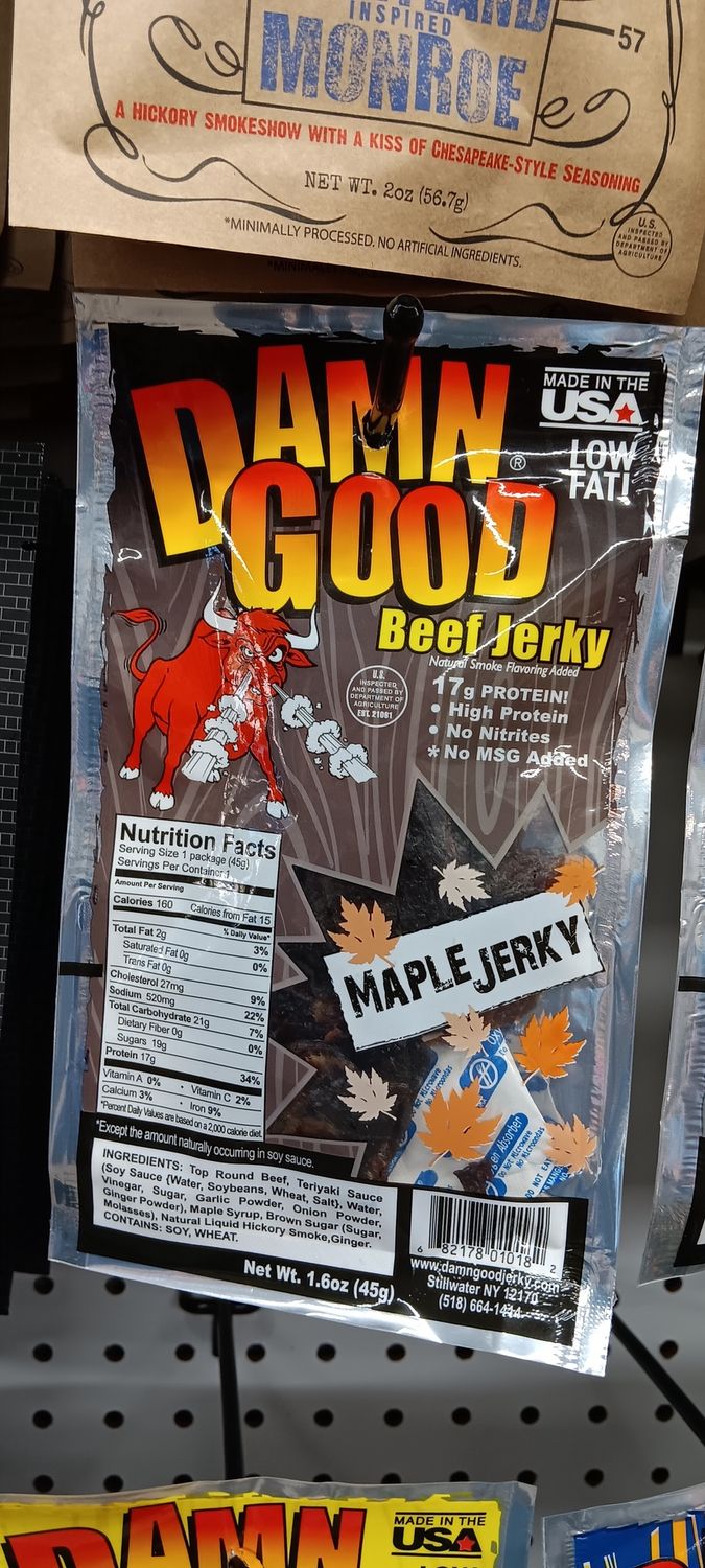 DAMN GOOD BEEF JERKY MAPLE