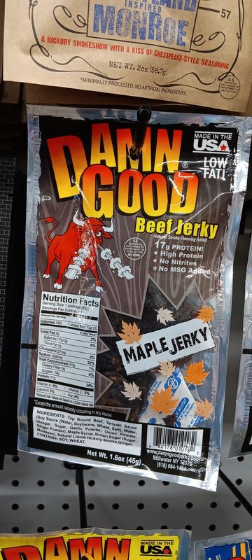 DAMN GOOD BEEF JERKY MAPLE