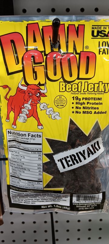 DAMN GOOD BEEF JERKY TERIYAKI