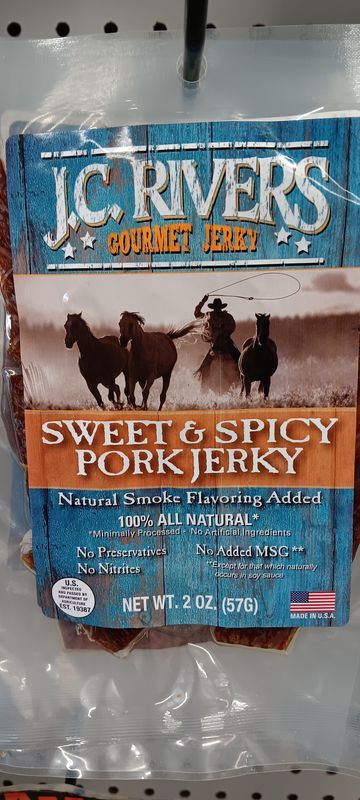 J.C.RIVERS SWEET SPICY PORK JERKY