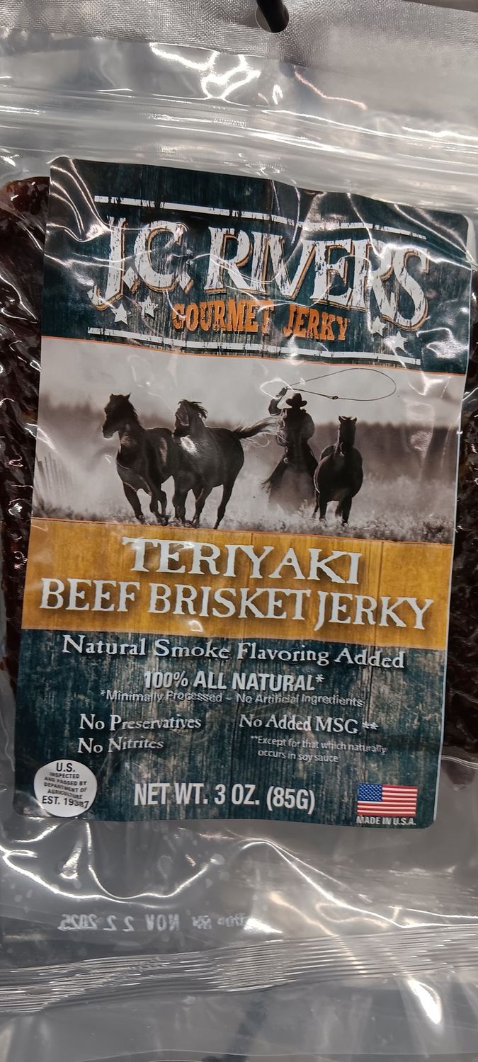 J.C RIVERS TERIYAKI BRISKET JERKY