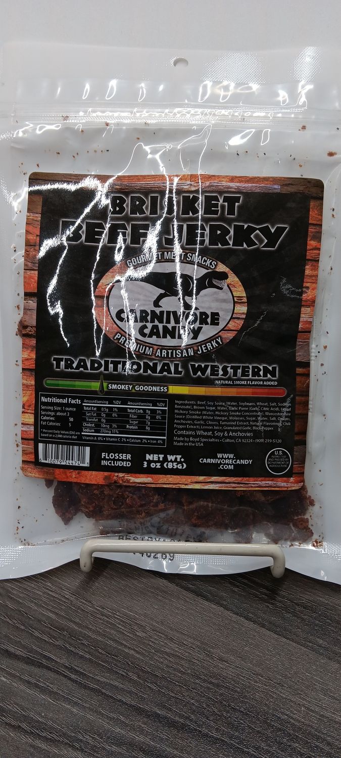 CARNIVORE CANDY BRISTKET BEEF JERKY