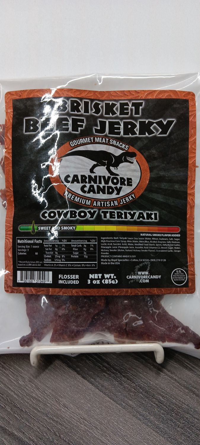 CARNIVORE CANDY BRISKET COWBOY TERIYAKI