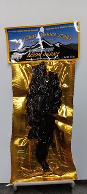 MOUNTAIN AMERICA GLUTEN FREE  BISON JERKY