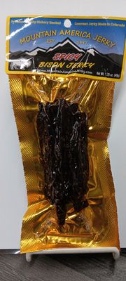 MOUNTAIN AMERICA SPICY BISON JERKY