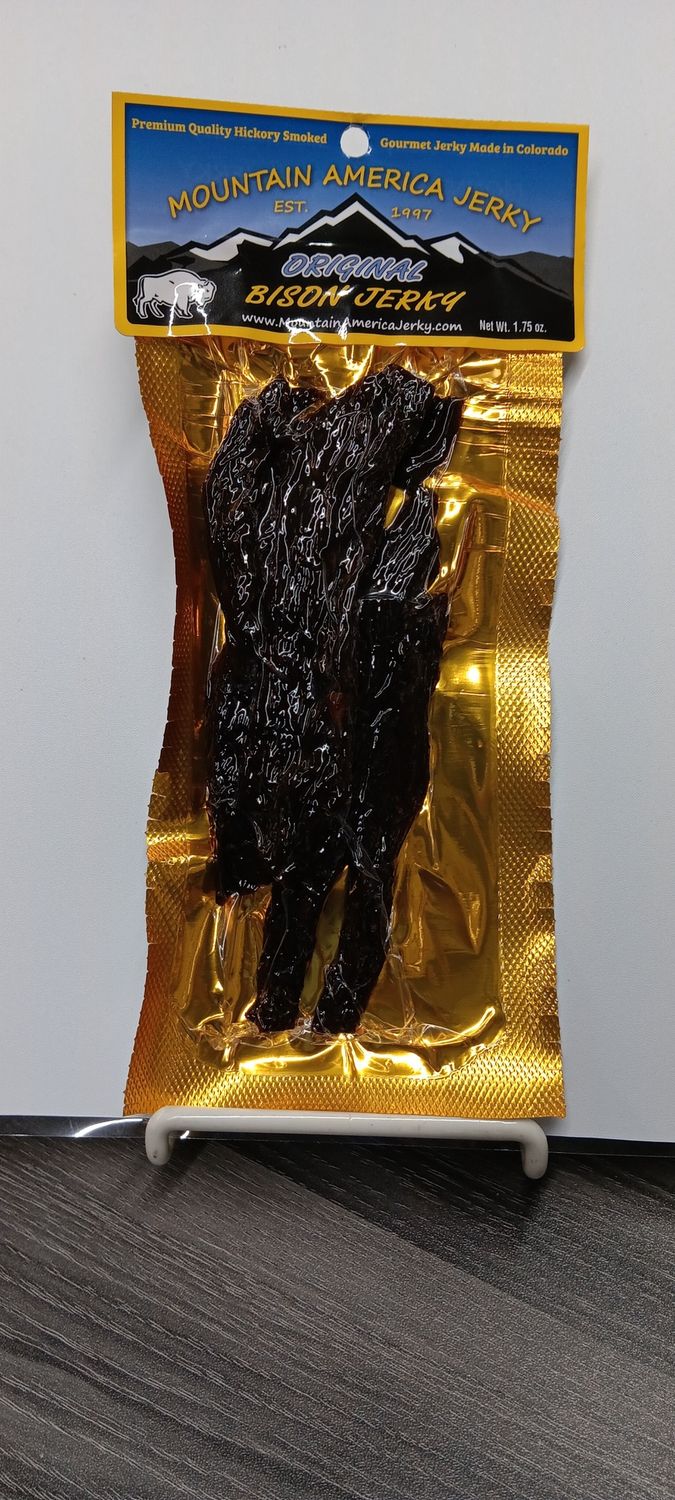 MOUNTAIN AMERICA  ORIGINAL BISON JERKY