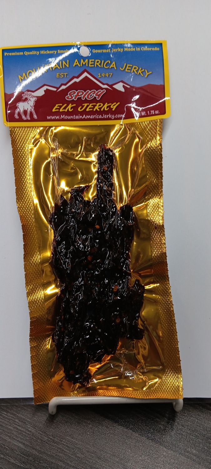 MOUNTAIN AMERICA SPICY ELK JERKY