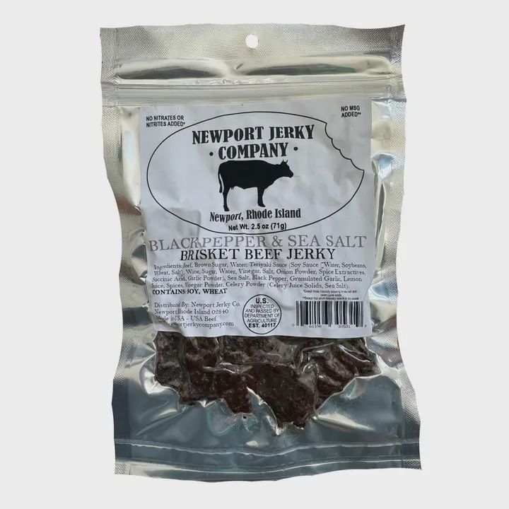 NEWPORT BLACK PEPPER &amp; SEA SALT BEEF JERKY