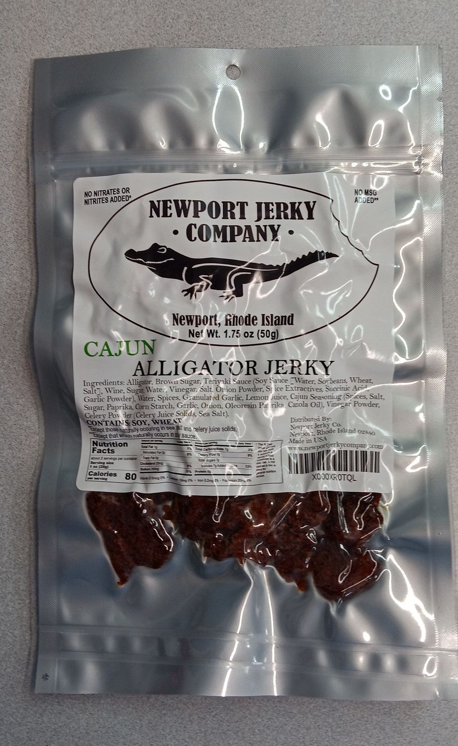 NEWPORT CAJUN ALLIGATOR JERKY