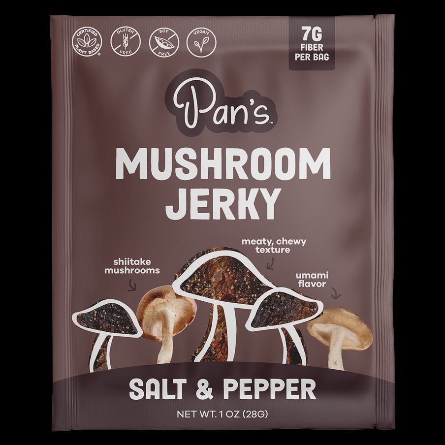 PAN&#39;S MUSHROOM  SALT &amp; PEPPER JERKY