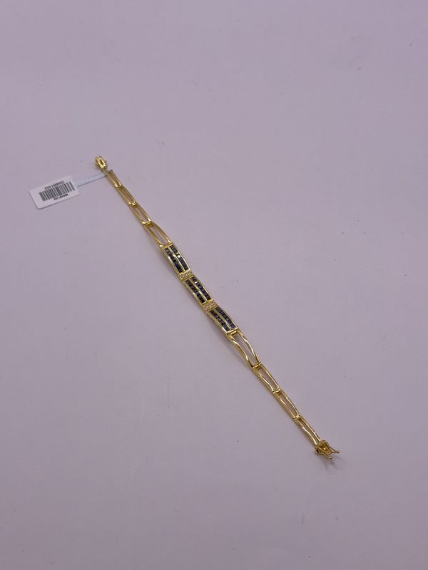 2.67CT NATURAL-GROWN SAPPHIRE BRACELET
