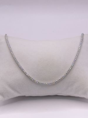 DIAMOND TENNIS NECKLACE(LAB)5.18CT