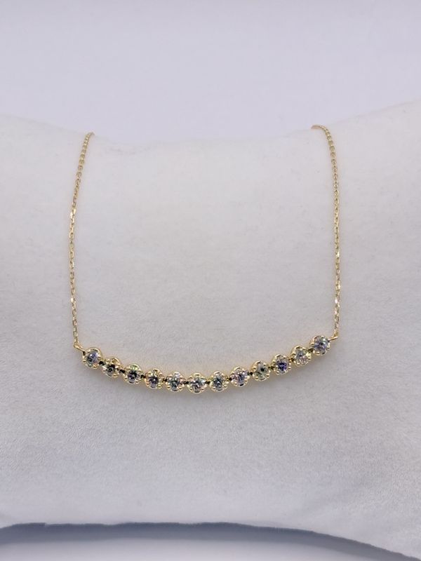 DIAMOND NECKLACE(NATURAL)1.03CT 18KT GOLD