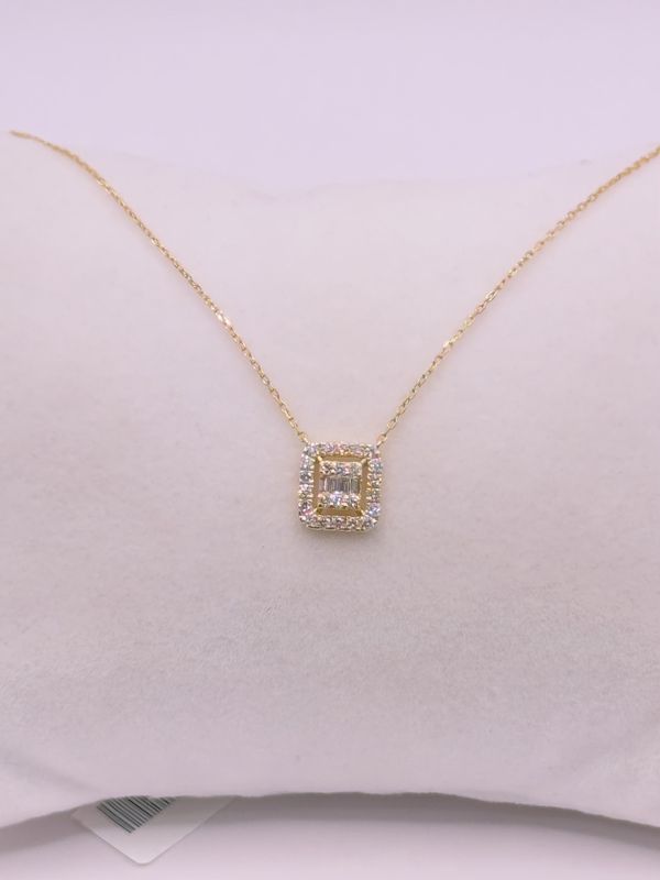 DIAMOND NECKLACE (NATURAL)D0.42CT