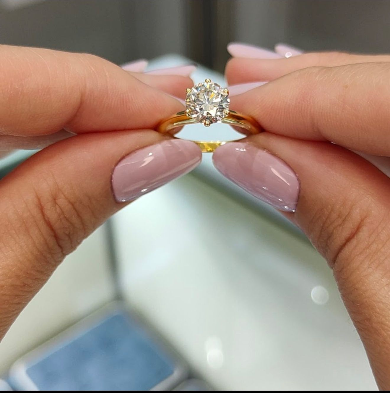 DIAMOND SOLITAIRE RING(LAB)3.07CT