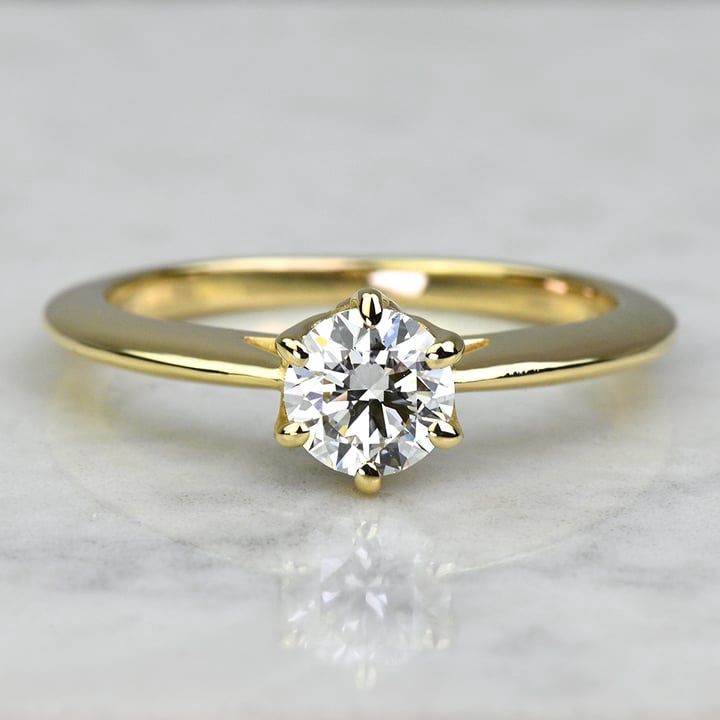 0.53CT LAB-GROWN ROUND D/VS2