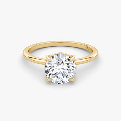 DIAMOND SOLITAIRE RING ROUND CUT(LAB)0.53CT