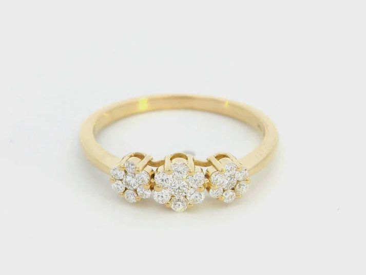 DIAMOND RING NATURAL MULTI STONE