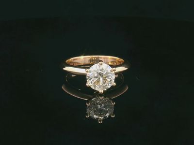 DIAMOND ROUND SOLITAIRE RING(LAB)2.02CT